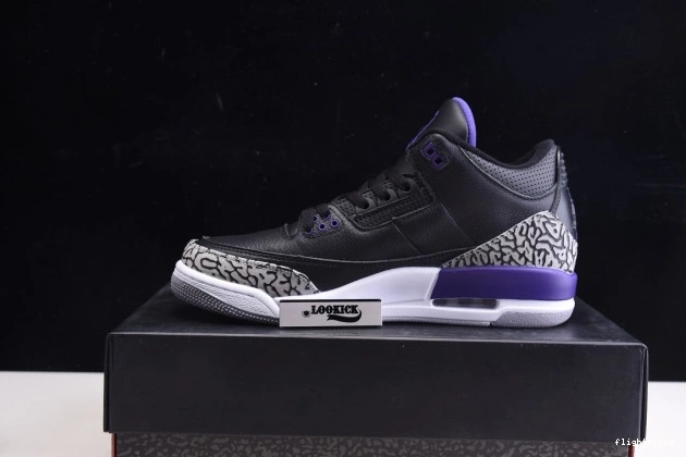 Black Air Retro Court CT8532-050 Purple 3 Jordan 0910